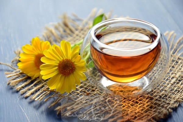 چای بابونه برای درمان سریع نفخ شکم در بارداری || پزشکت