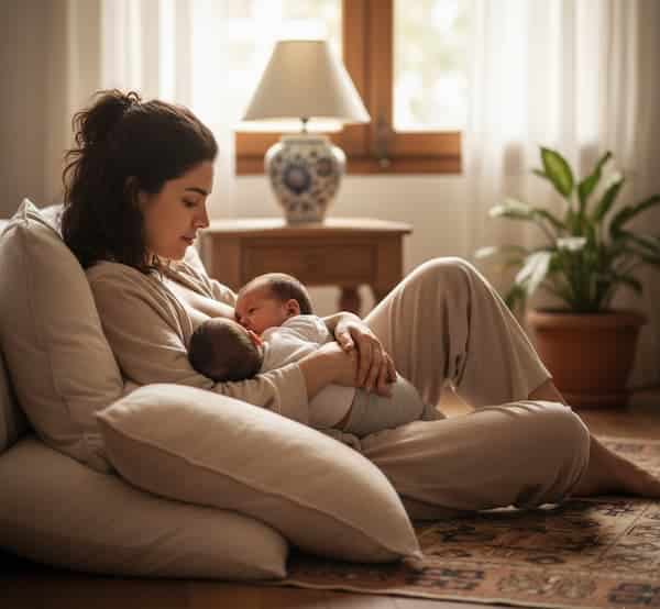نحوه صحیح شیردهی بعد از زایمان سزارین و شروع تغذیه نوزاد-پزشکت