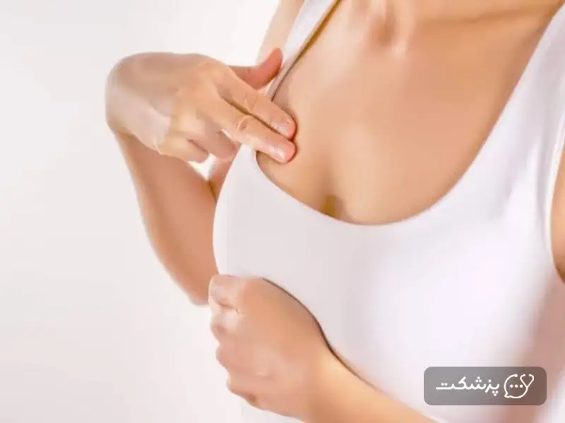 زن جوان با سرطان سینه
