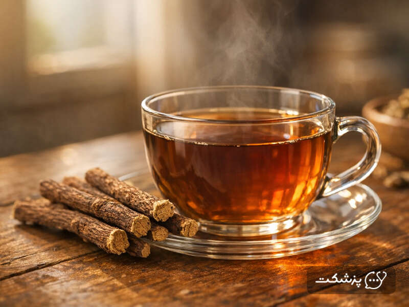 دمنوش ریشه شیرین بیان برای کاهش گرگرفتگی دوران یائسگی