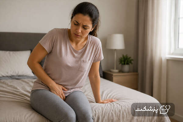 زن با احساس خارش واژن