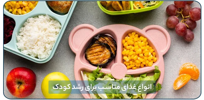 انواع غذای مناسب برای رشد کودک | پزشکت