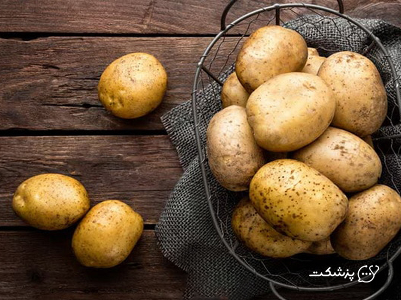 سیب زمینی برای درمان جوش داخل ران