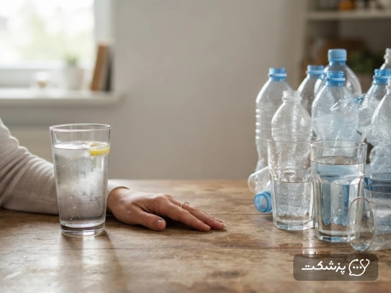 خطرات نوشیدن آب زیاد - پزشکت